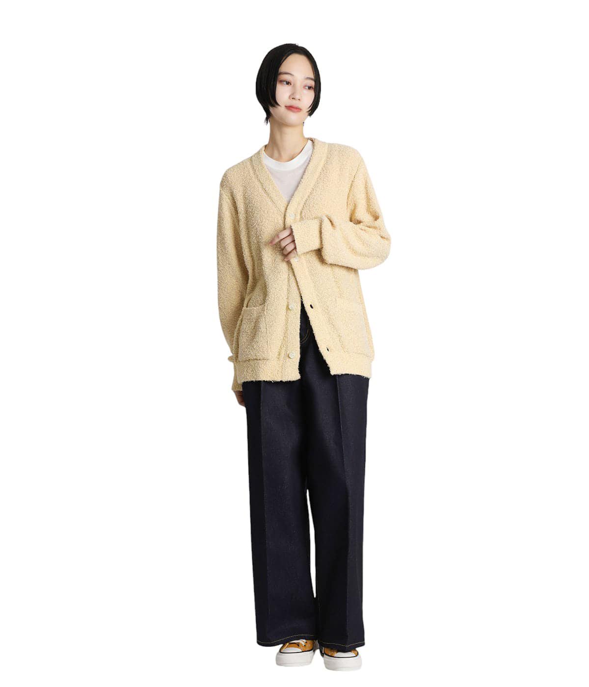 model（166cm） 着用サイズ：M