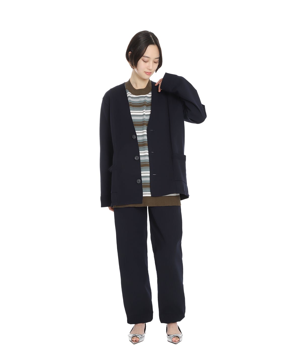 model（166cm） 着用サイズ：M