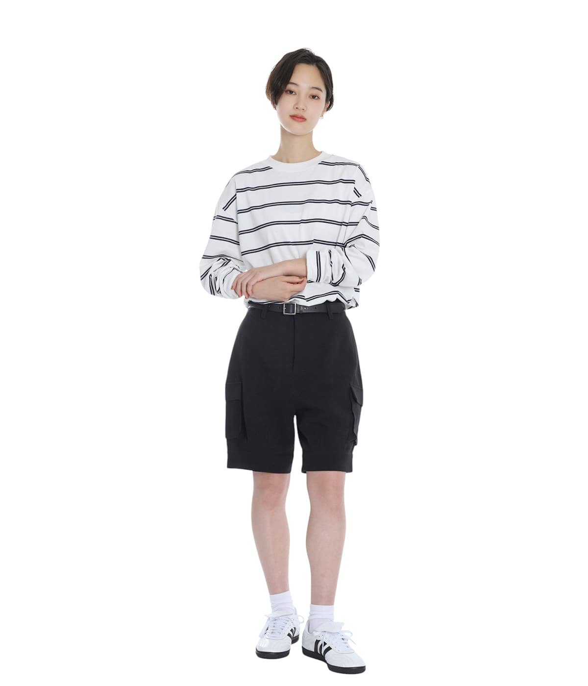 model（166cm） 着用サイズ：M