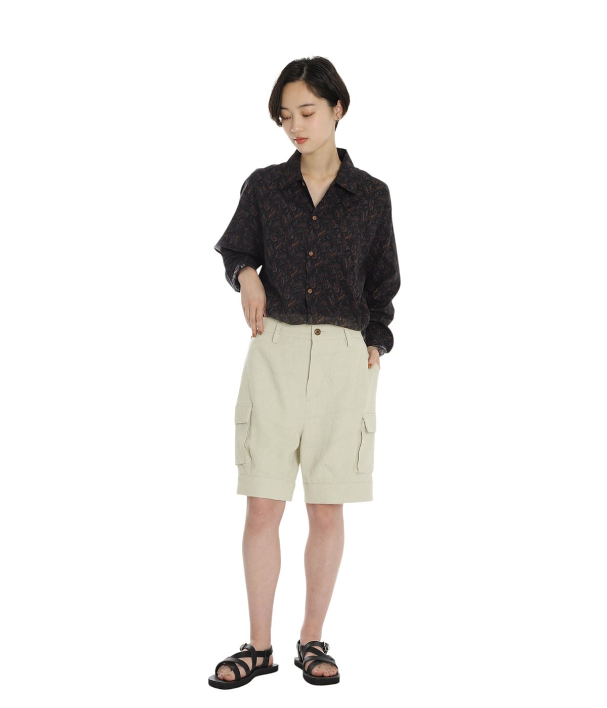 model（166cm） 着用サイズ：M