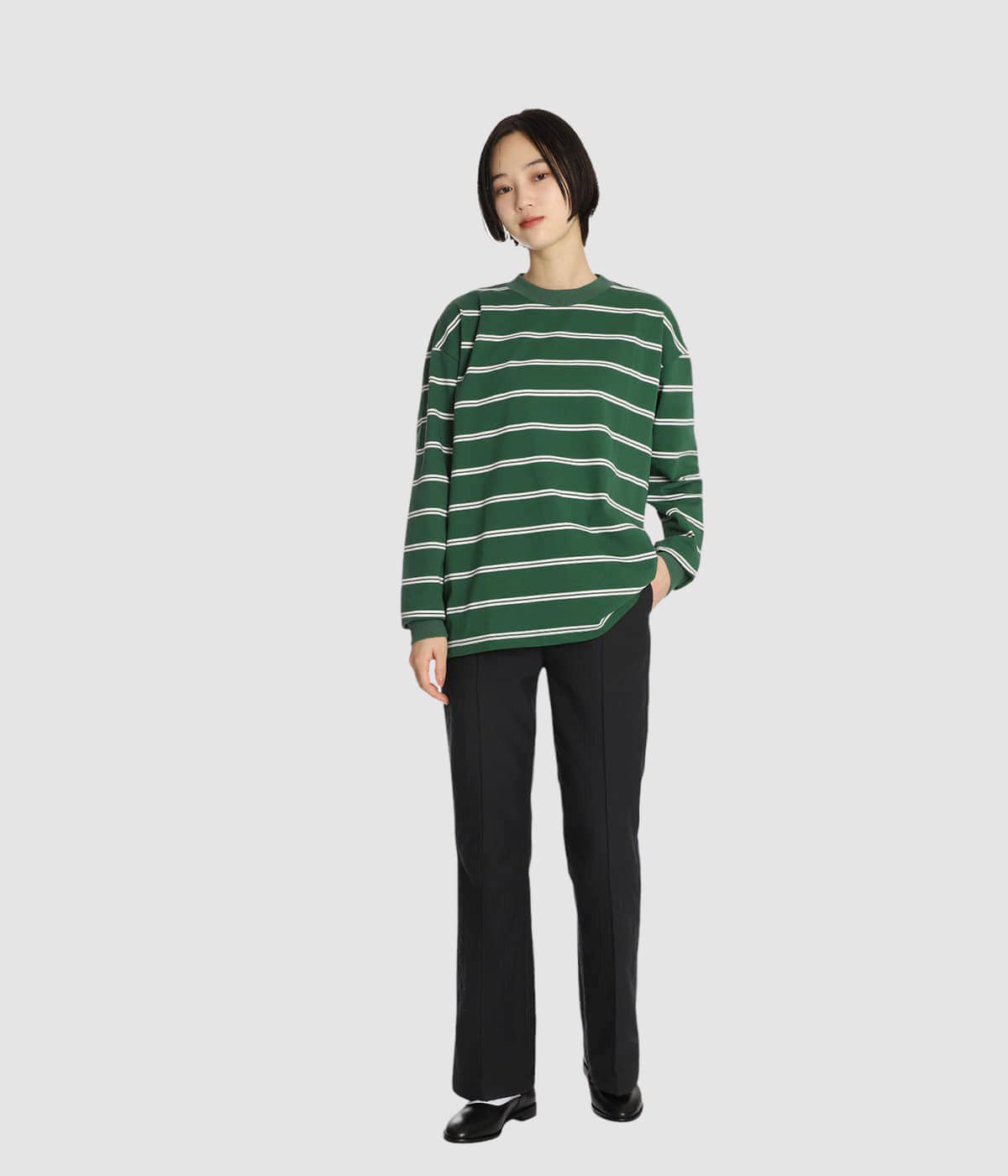 model（166cm） 着用サイズ：M