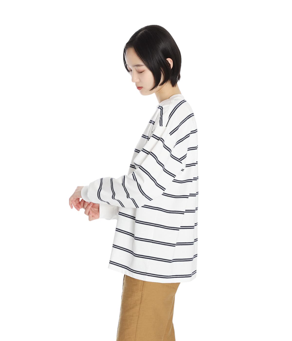 model（166cm） 着用サイズ：M