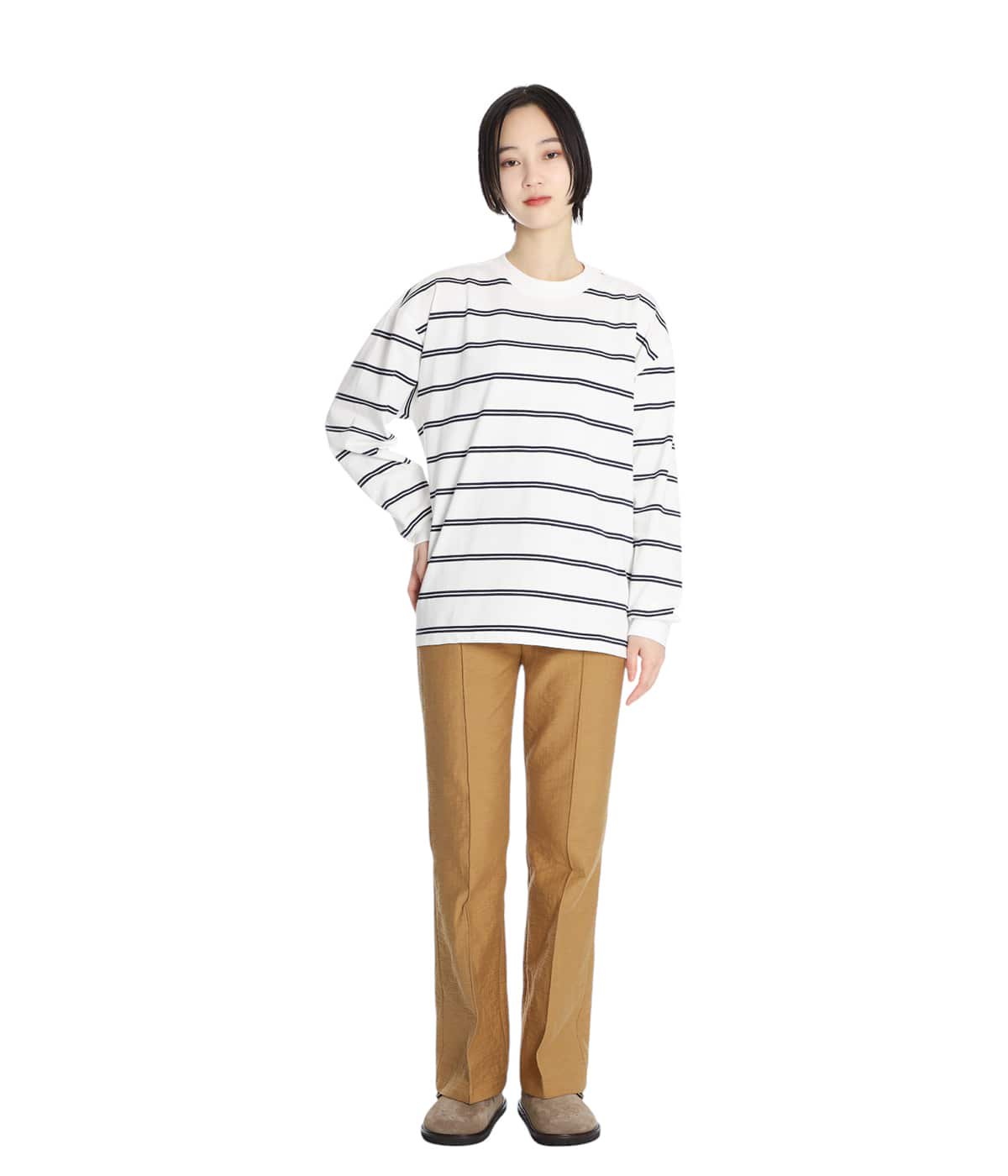 model（166cm） 着用サイズ：M
