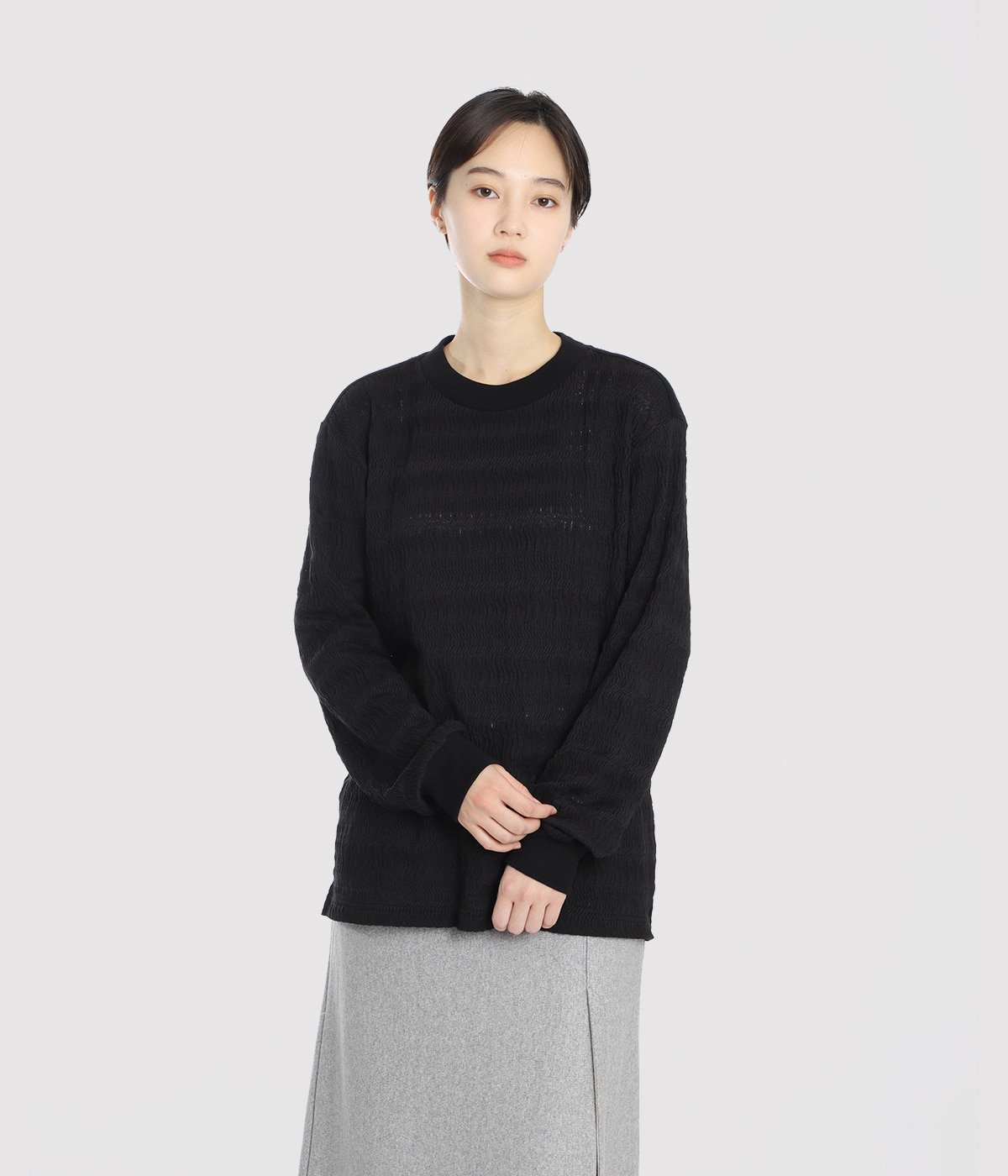 model（166cm） 着用サイズ：M