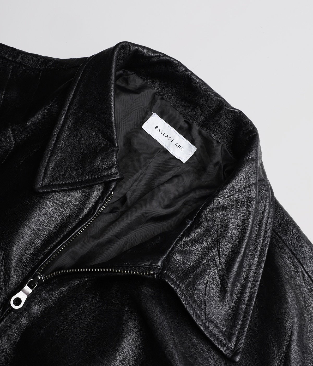 Upcycled Cow Leather Jacket | BALLAST ARK(バラストアーク