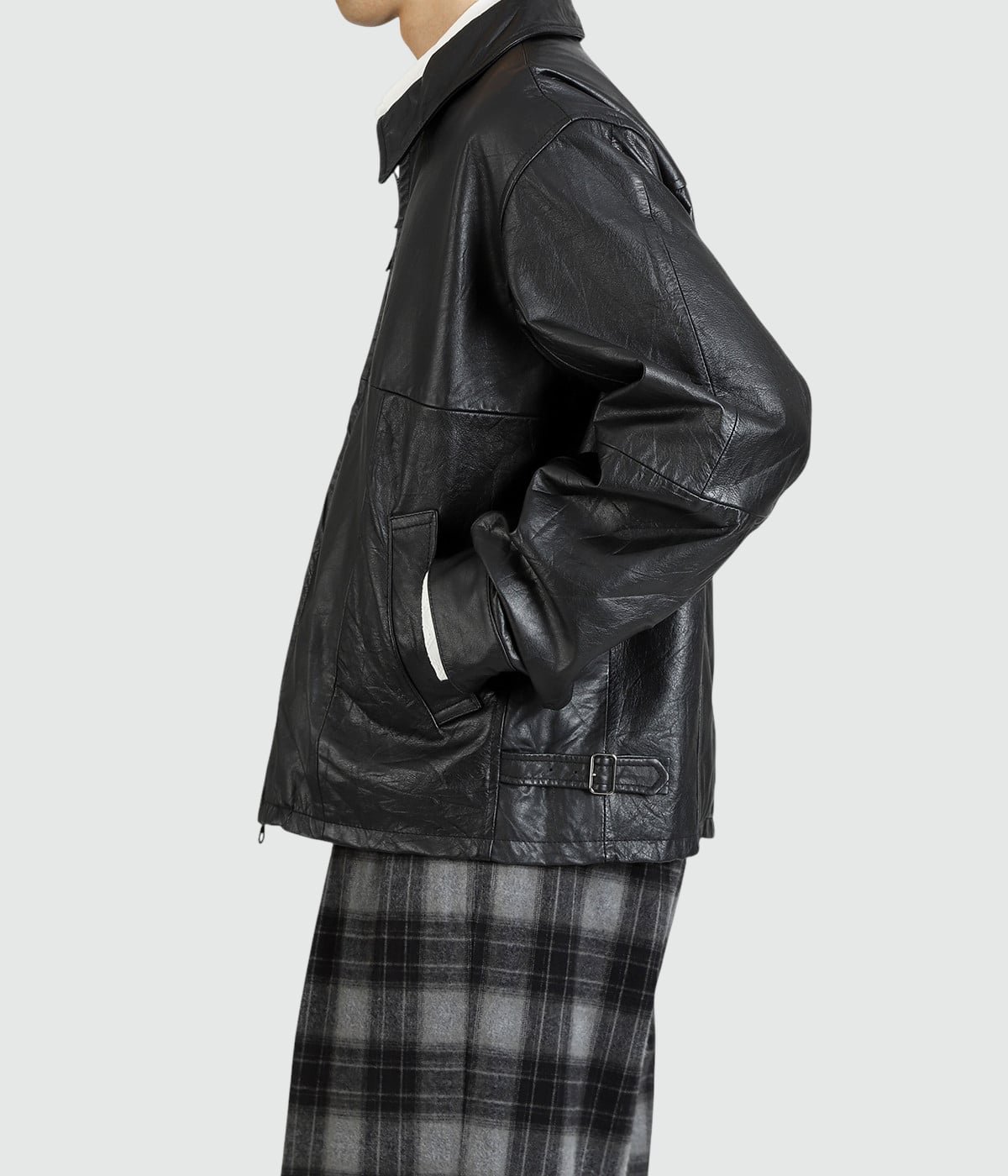 Upcycled Cow Leather Jacket | BALLAST ARK(バラストアーク