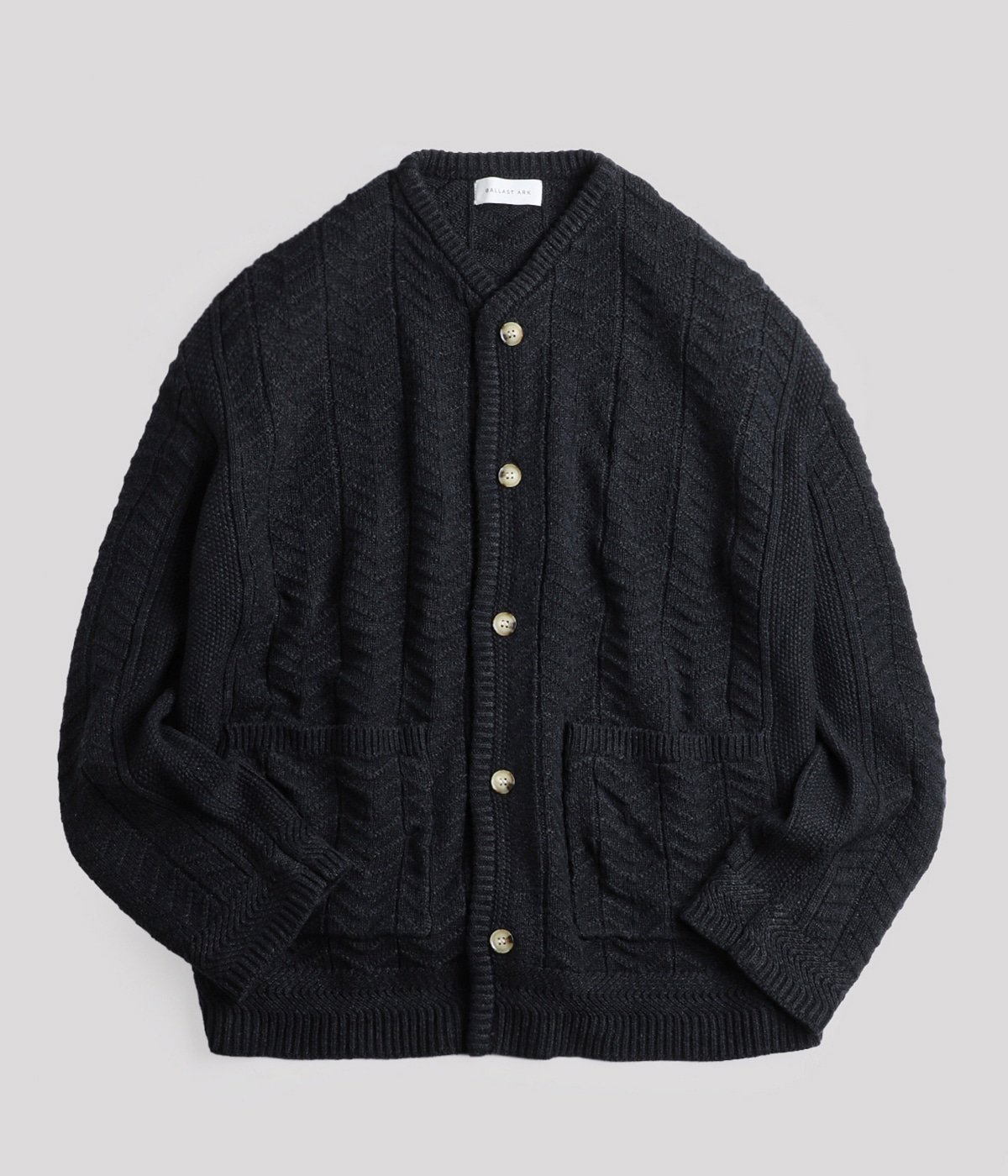 V-Neck Knit Cardigan | BALLAST ARK(バラストアーク