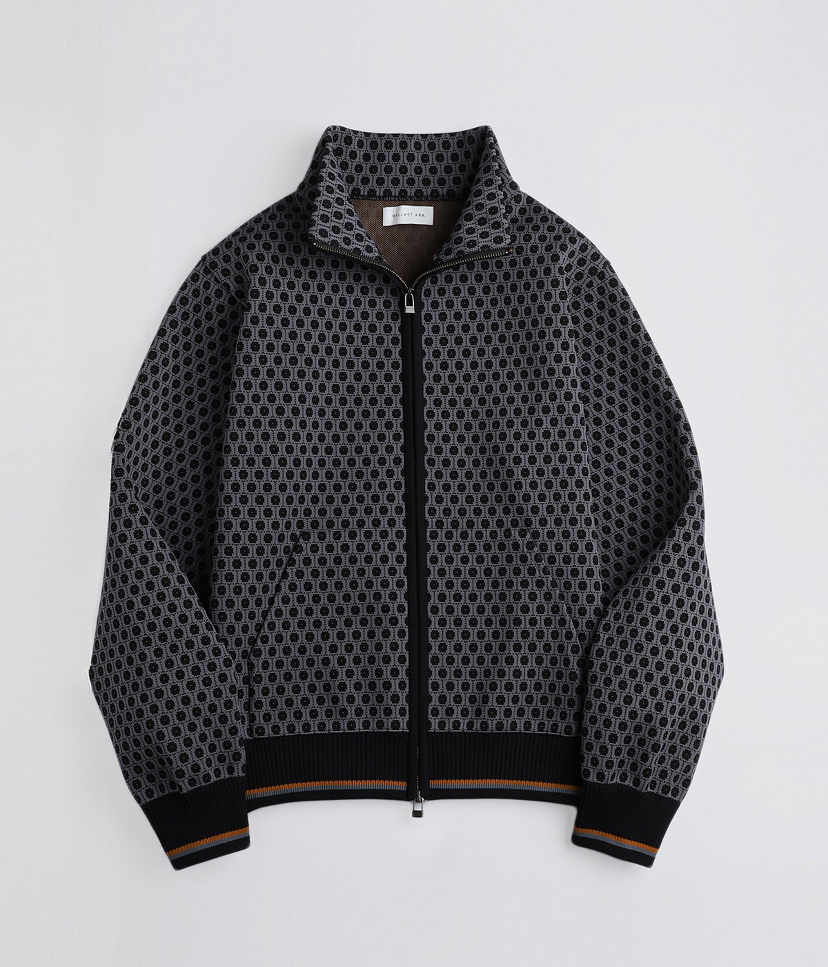 予約】Zip-Up Jacquard Knit Blouson | BALLAST ARK(バラスト