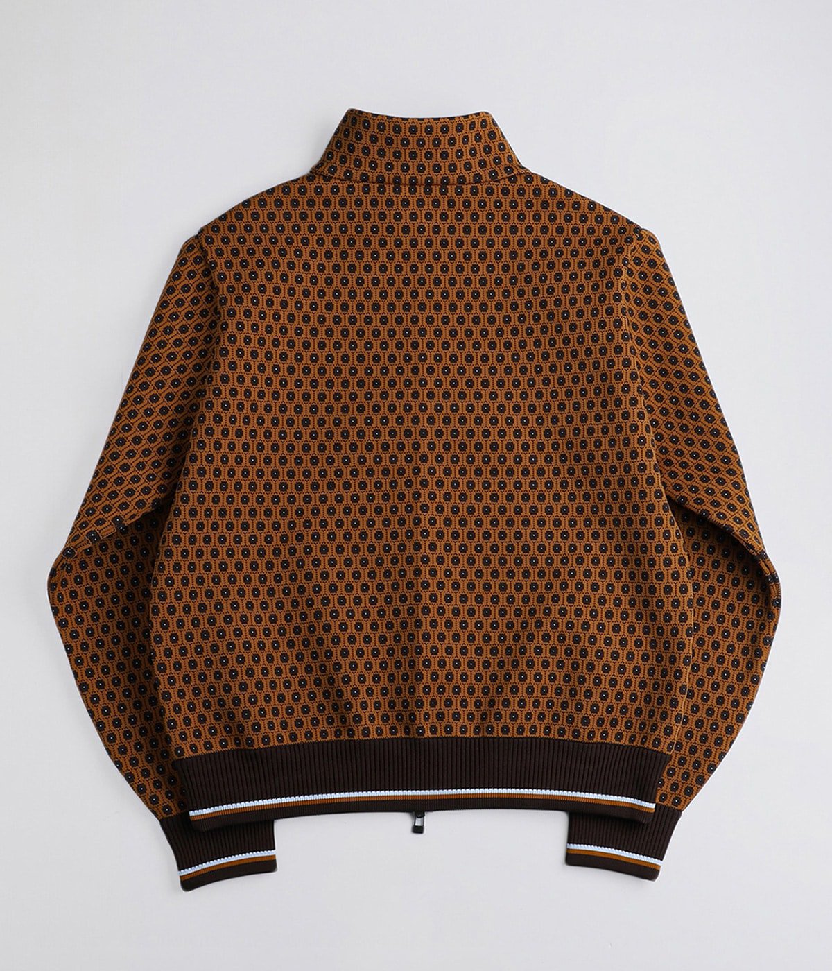 Zip-Up Jacquard Knit Blouson | BALLAST ARK(バラストアーク