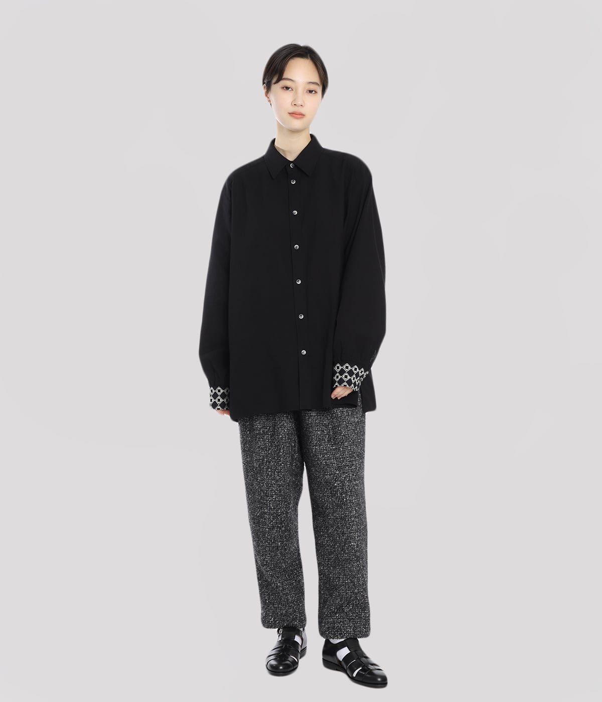 model（166cm） 着用サイズ：M