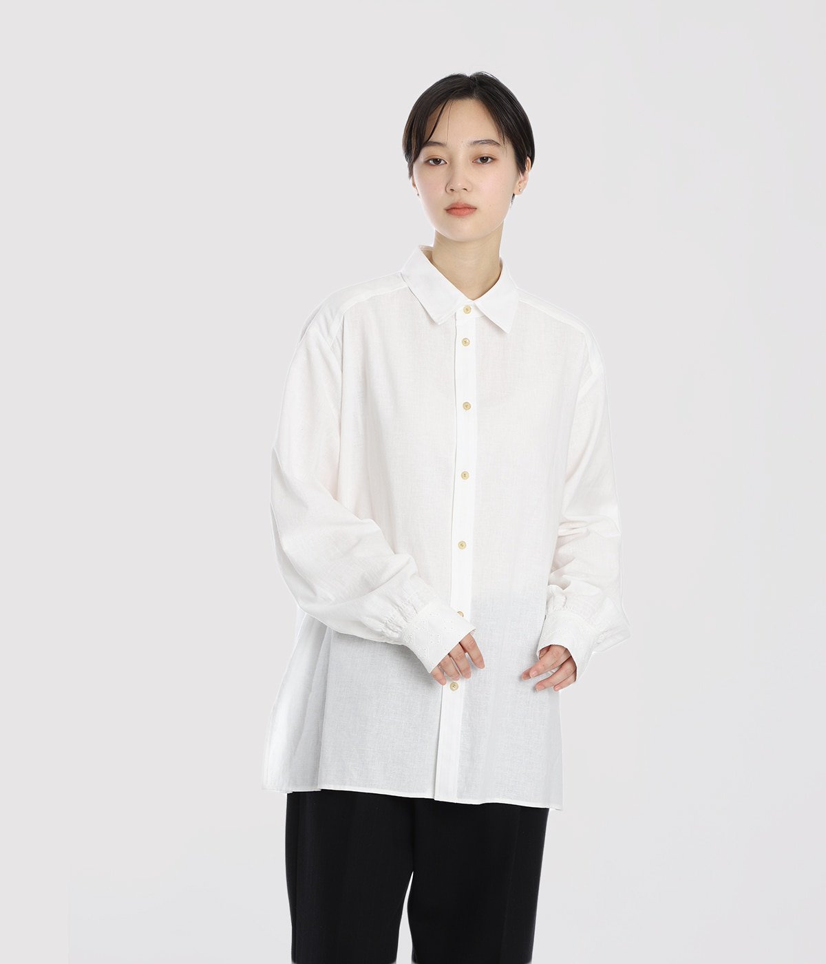 model（166cm） 着用サイズ：M