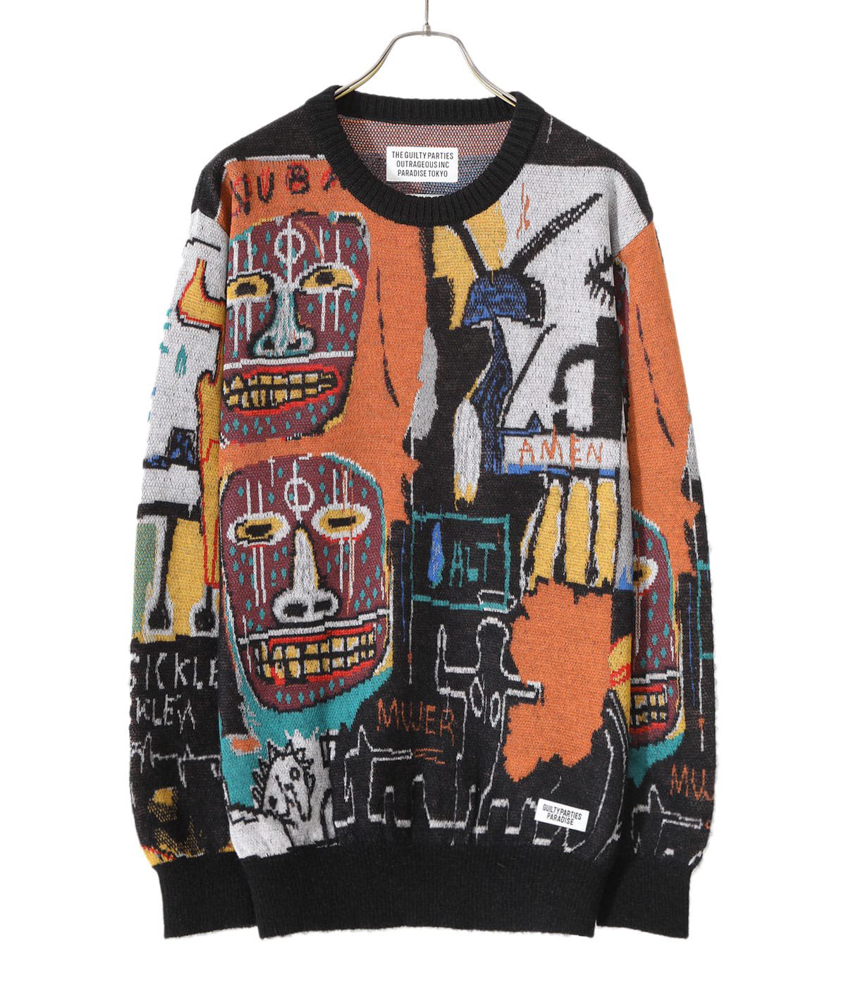 JEAN-MICHEL BASQUIAT / CREW NECK SWEATER ( TYPE-2 ) | WACKO MARIA