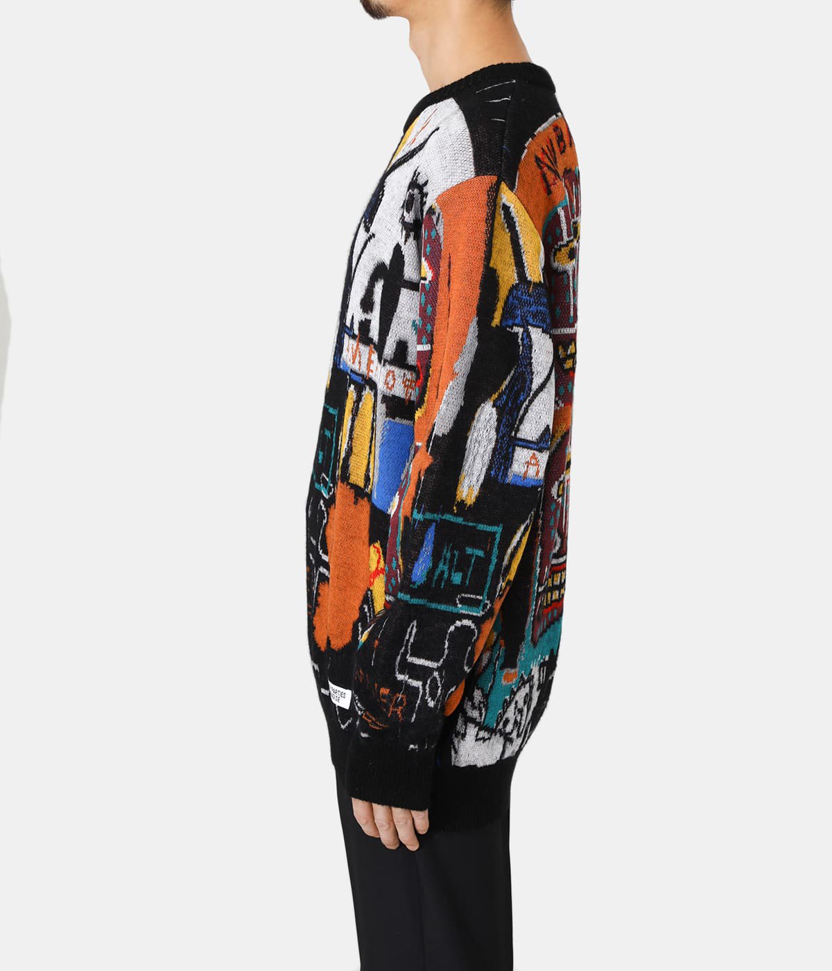 JEAN-MICHEL BASQUIAT / CREW NECK SWEATER ( TYPE-2 ) | WACKO MARIA