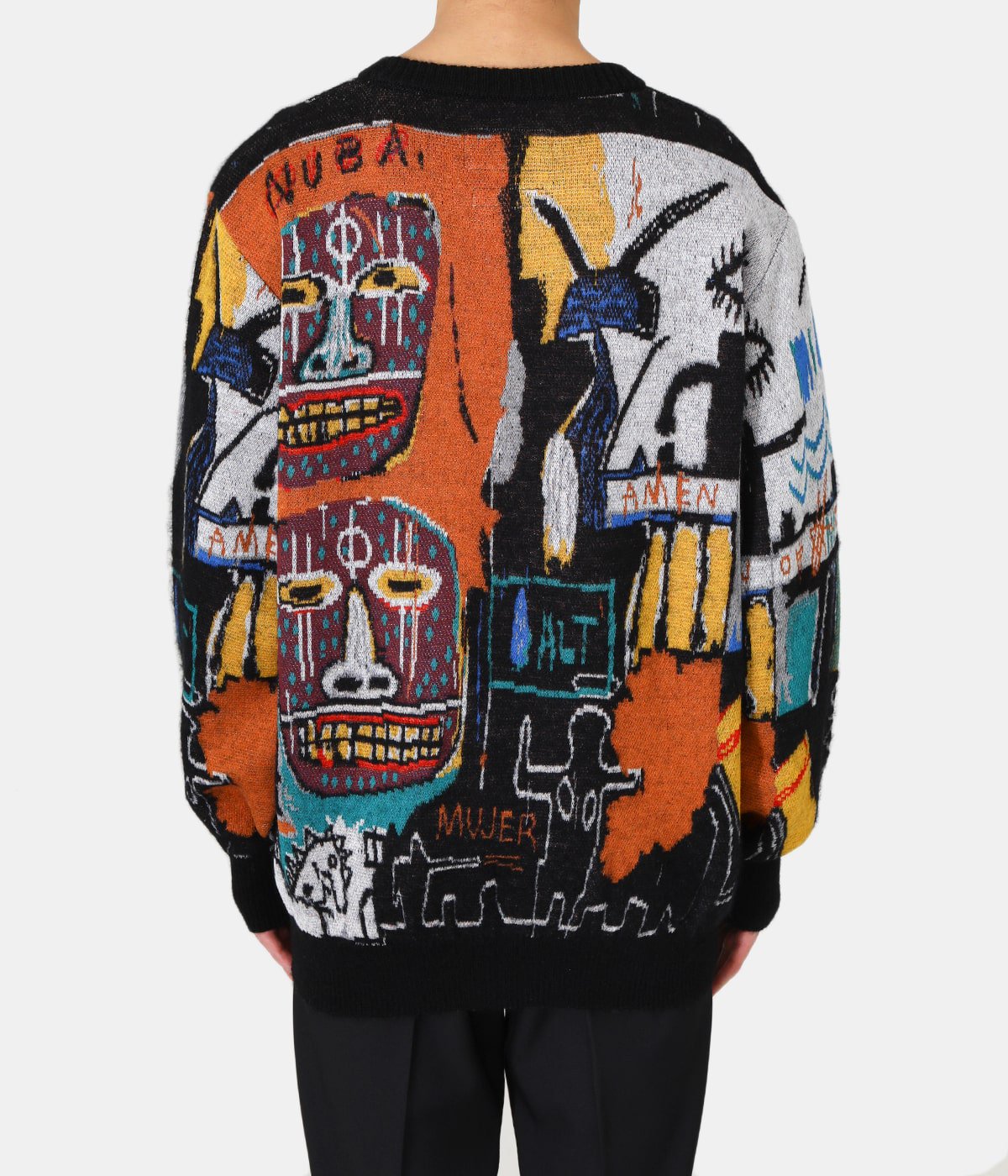 WACKO MARIA   BASQUIAT CREW NECK SWEATER