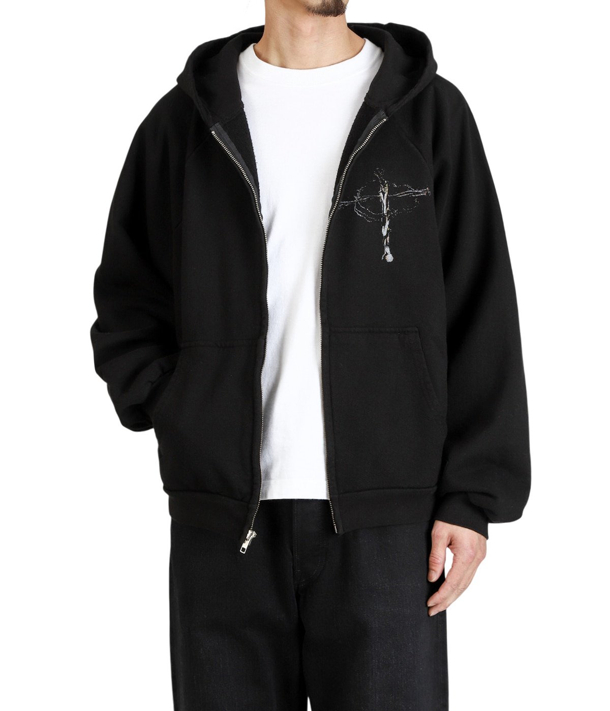 取り置き中⚫️basketcase バスケットケース　RUSH HOODIE ROADRASH, zip-up hoodie | Basketcase(バスケットケース) / トップス
