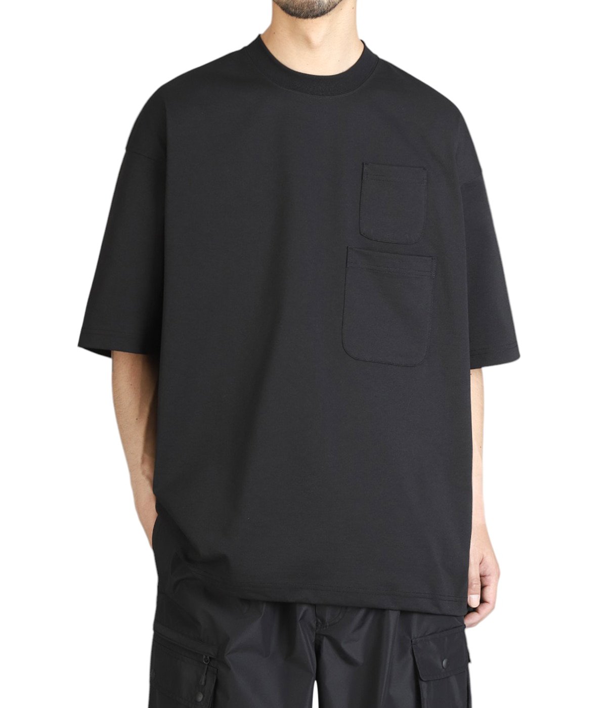 トップス DAIWA PIER39 TECH TEE POCKET CREW BLACK DAIWA PIER39 