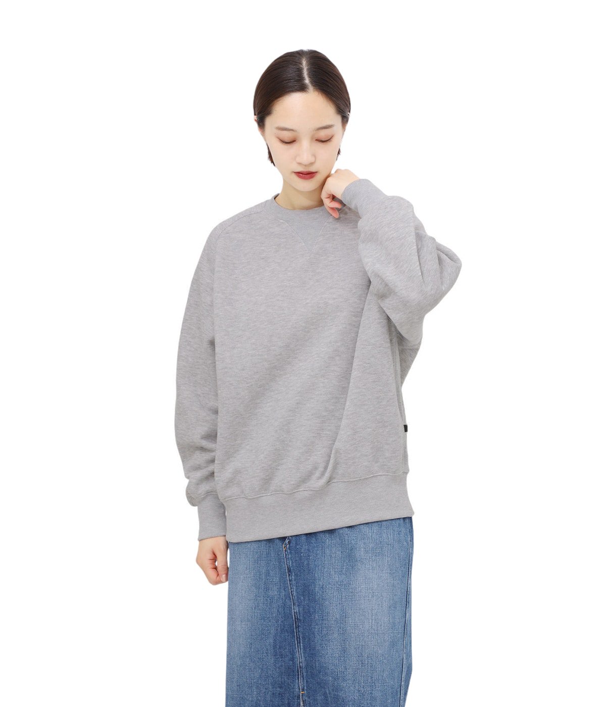 トップス TECH SWEAT CREW FREEDOM SLEEVE VIBTEX for FreshService SWEAT CREW NECK PULLOVER
