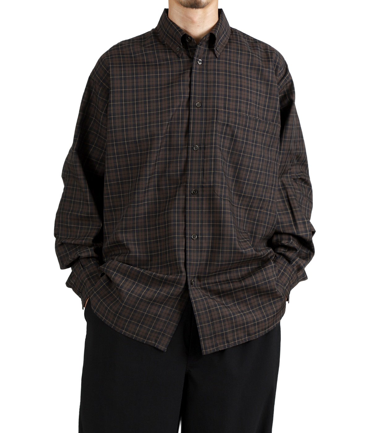 TECH BUTTON DOWN SHIRT L/S PLAIDS | DAIWA PIER39(ダイワ ピア
