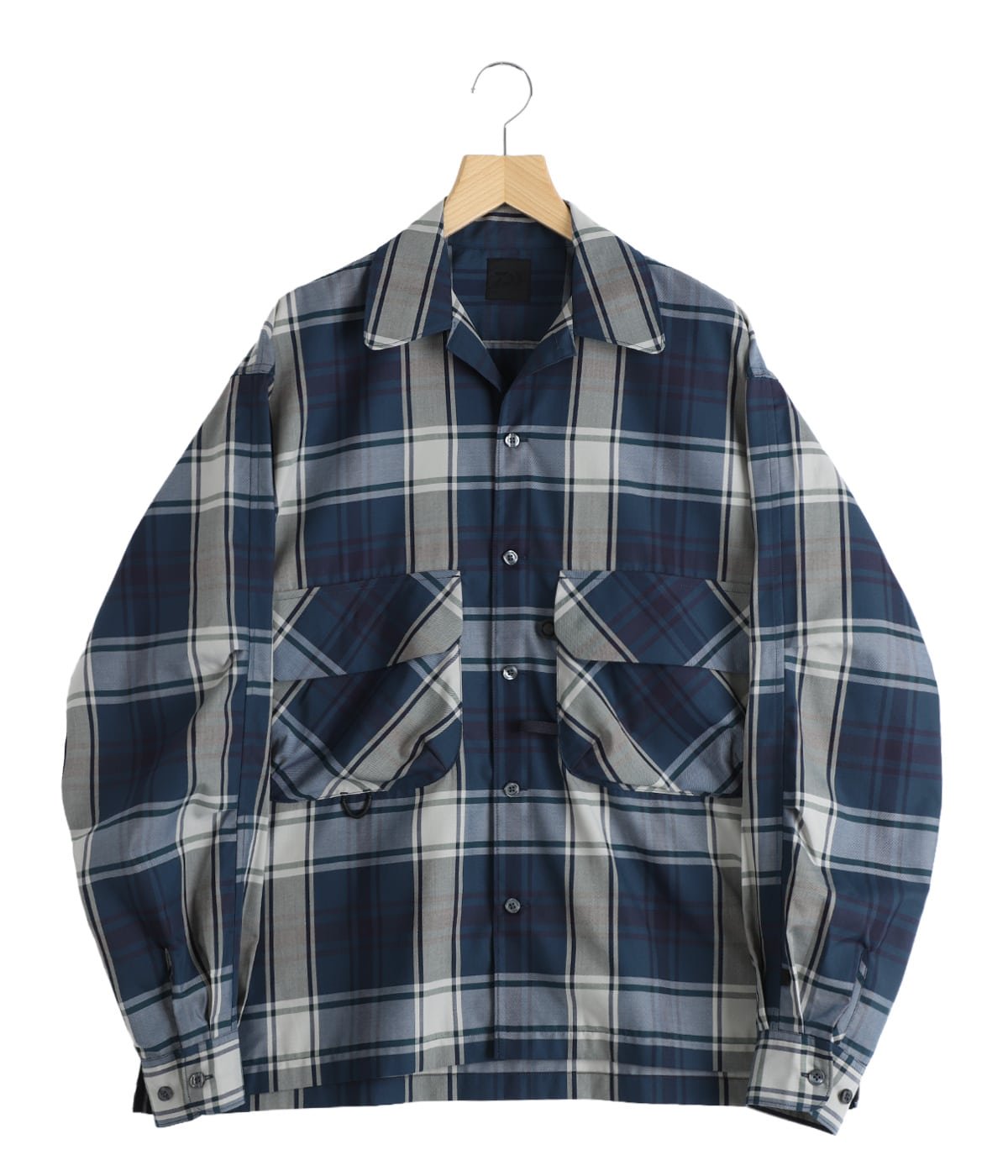 TECH SPORTS OPEN COLLAR SHIRT L/S BIG TARTAN | DAIWA PIER39(ダイワ