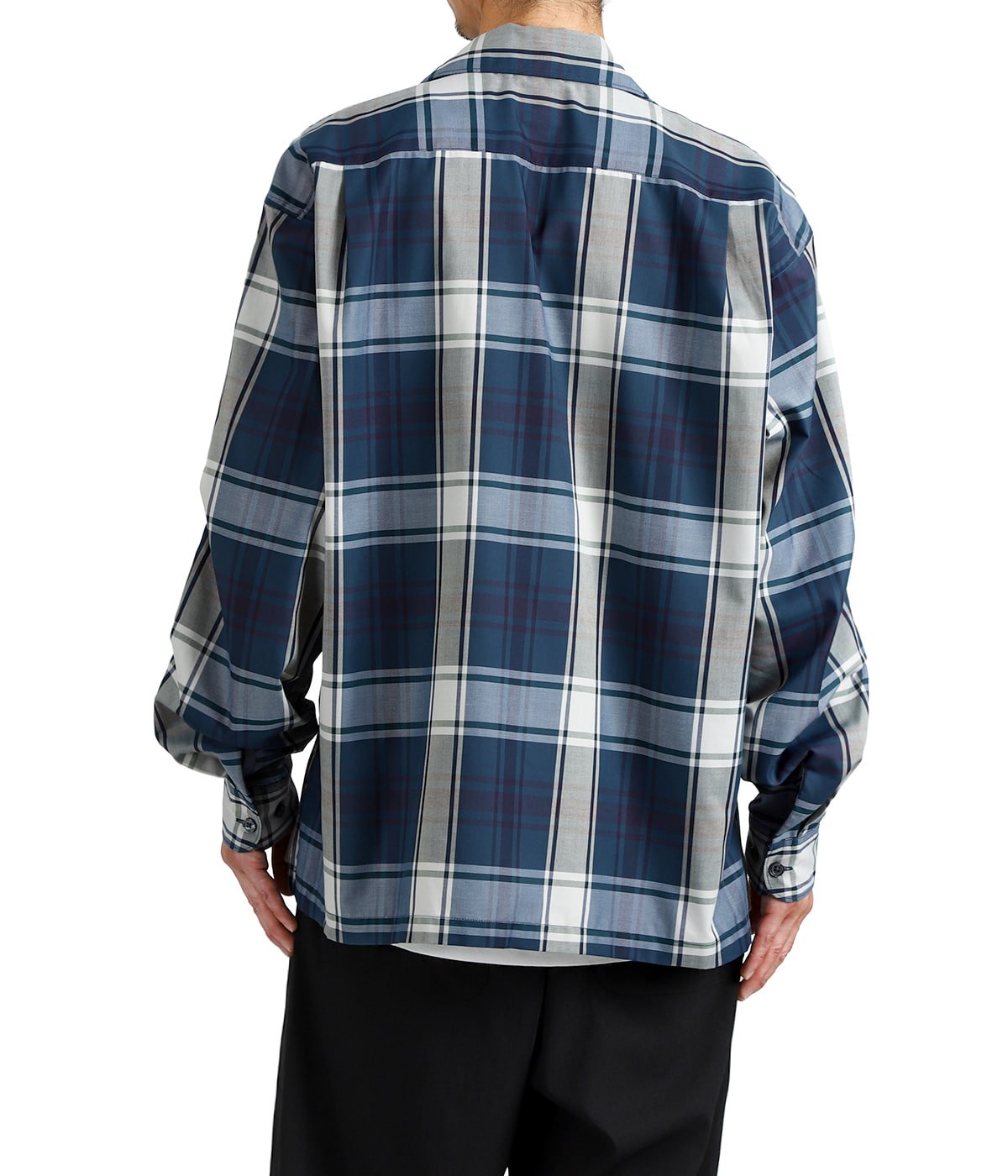 TECH SPORTS OPEN COLLAR SHIRT L/S BIG TARTAN | DAIWA PIER39(ダイワ
