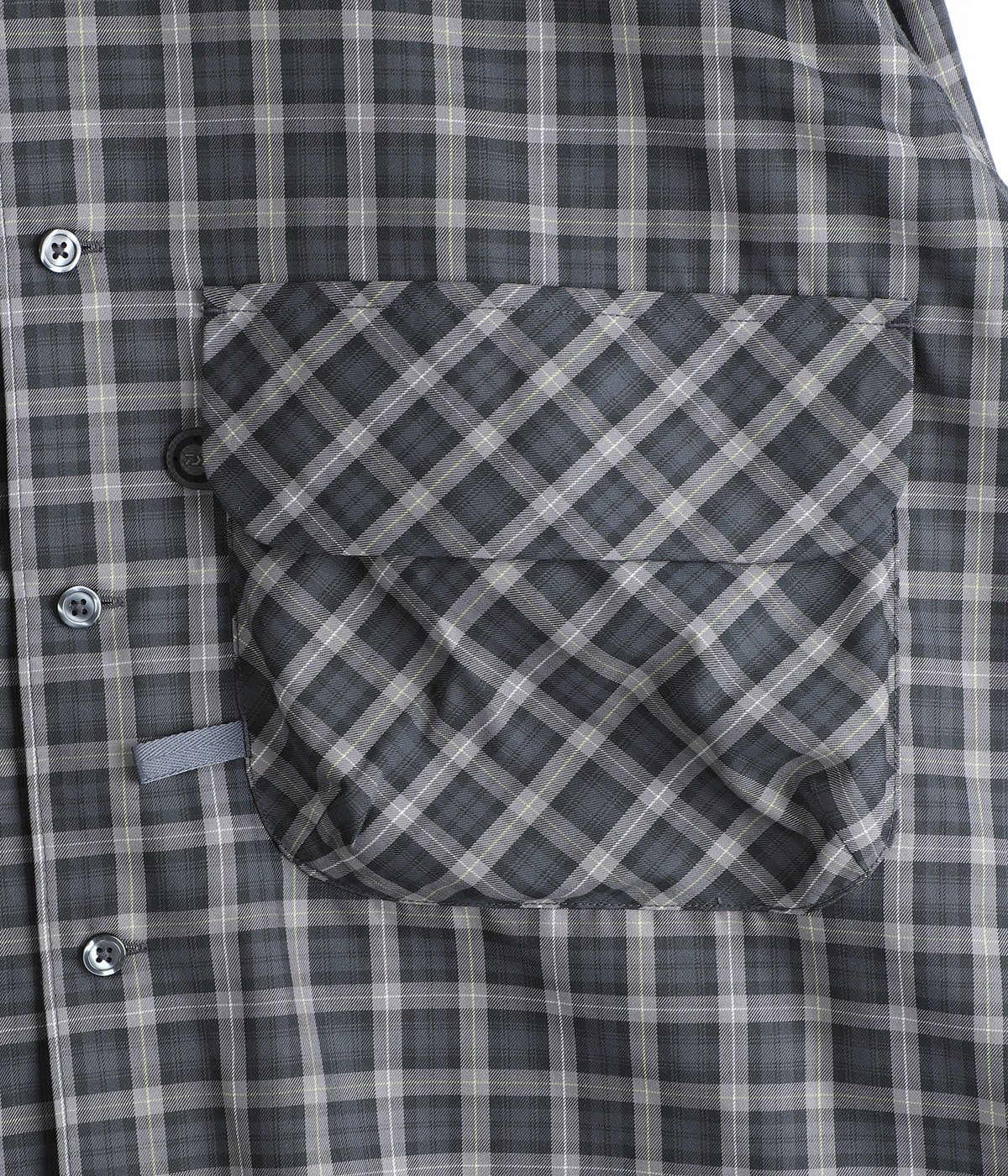 TECH SPORTS OPEN COLLAR SHIRT L/S GREN PLAID | DAIWA PIER39(ダイワ