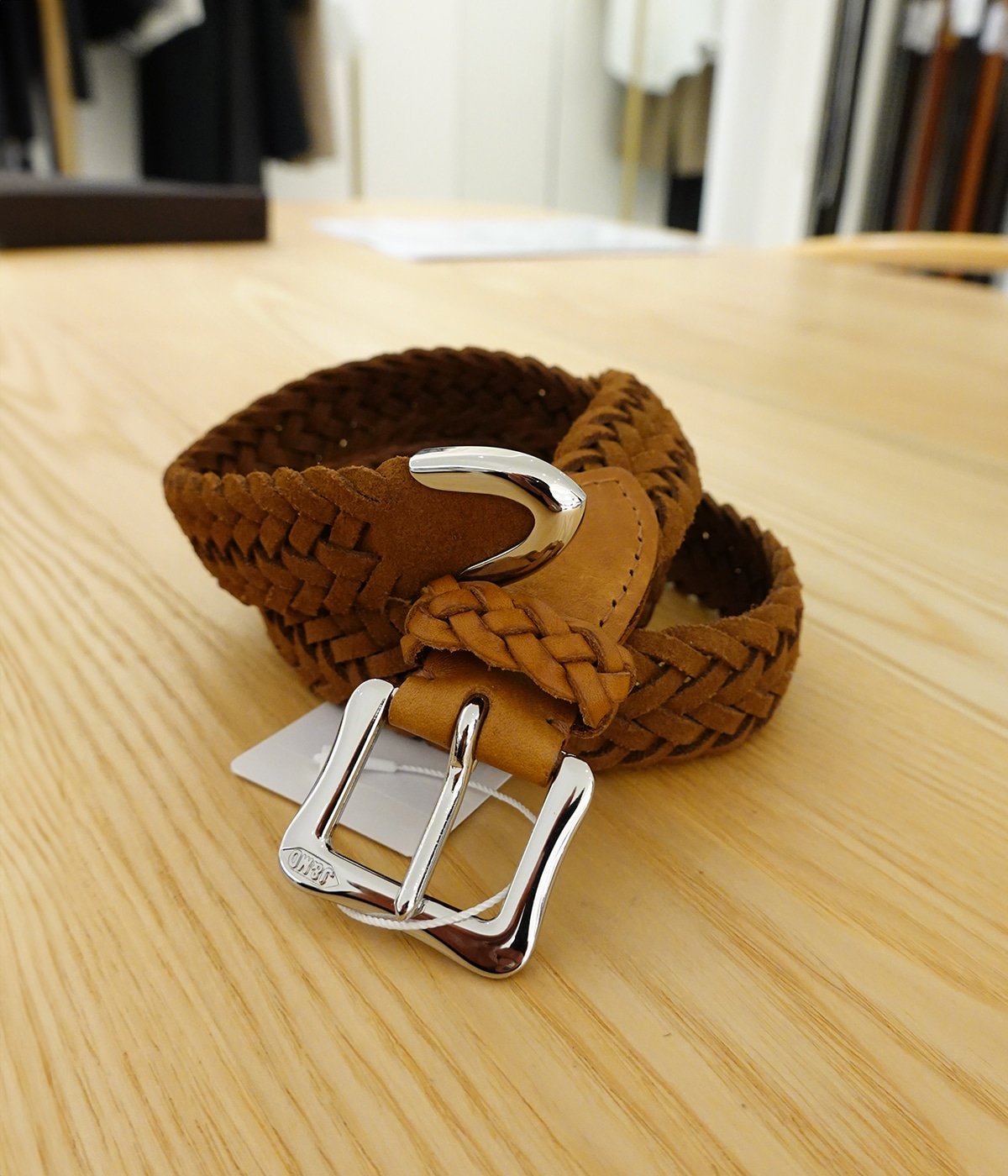 予約】ENVELOPE BUCKLE TIP END 25MM SUEDE | J&M DAVIDSON(ジェイ
