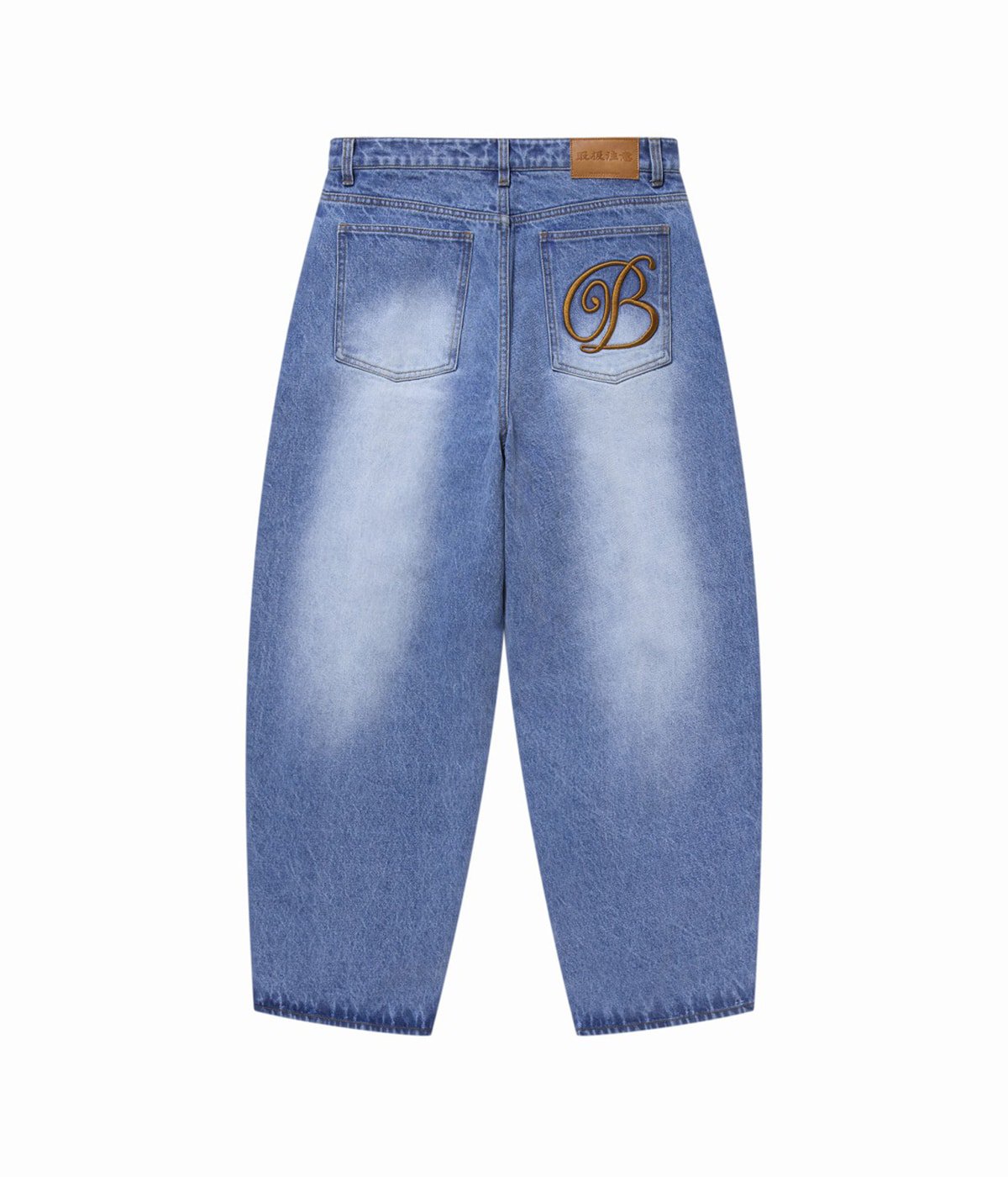 B EMBLEM EXTRA BAGGY JEANS | BlackEyePatch(ブラックアイパッチ