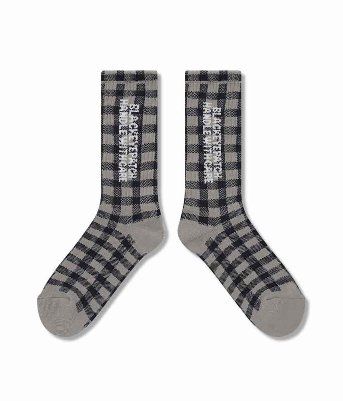 CHECKED HWC SOCKS | BlackEyePatch(ブラックアイパッチ