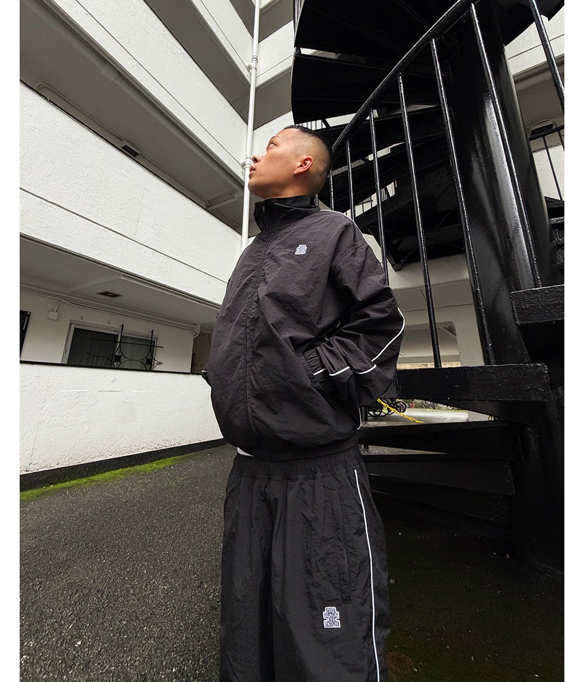 SMALL OG NYLON TRACK JACKET | BlackEyePatch(ブラックアイパッチ