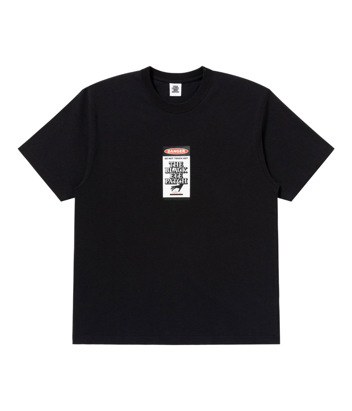 BLACK EYE PATCH】Danger Label Tシャツ black | mdh.com.sa