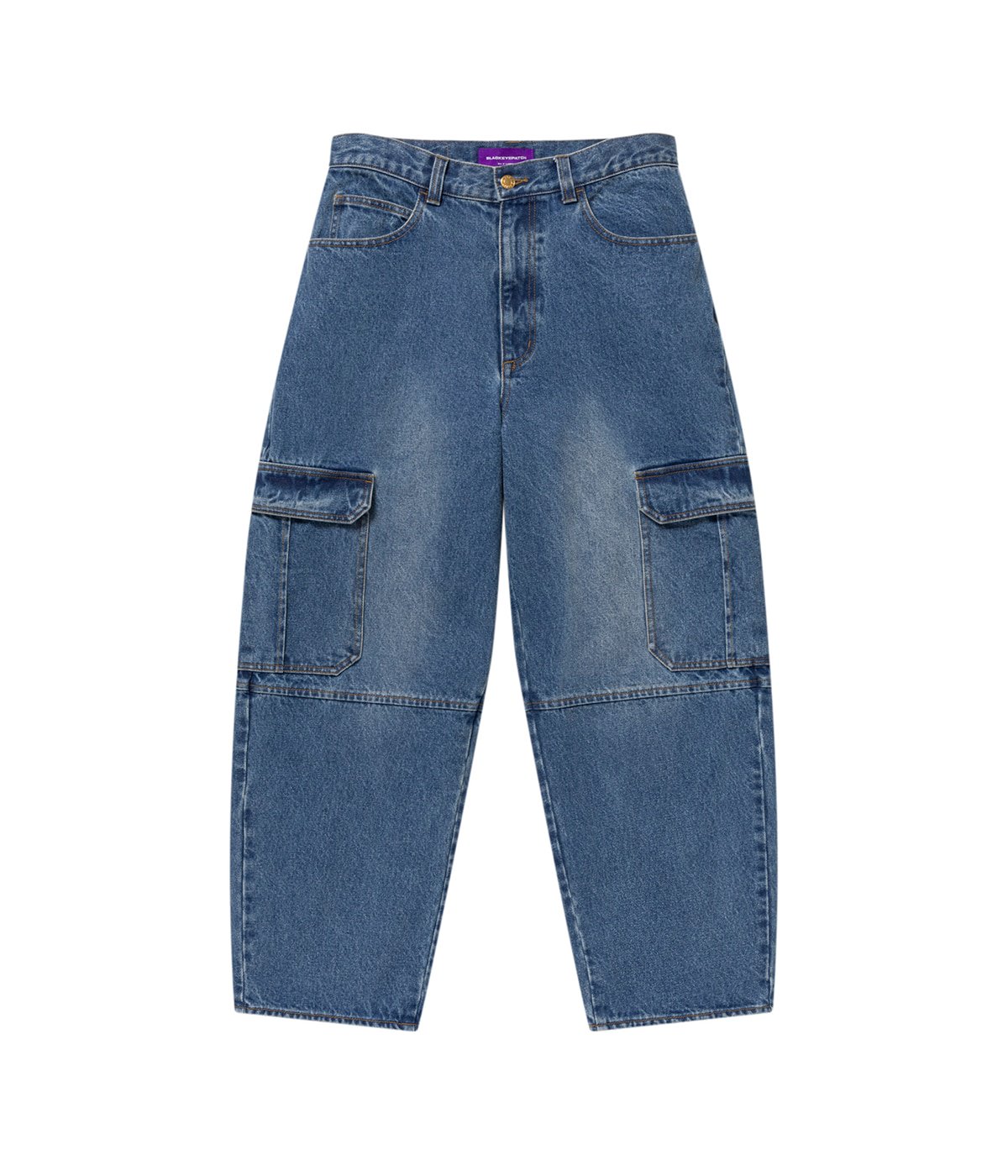 URBAN ARROWS STITCHED CARGO JEANS | BlackEyePatch(ブラック