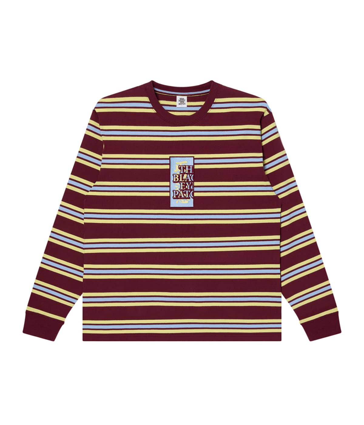 HWC LABEL STRIPED HEAVYWEIGHT L/S TEE | BlackEyePatch(ブラックアイ