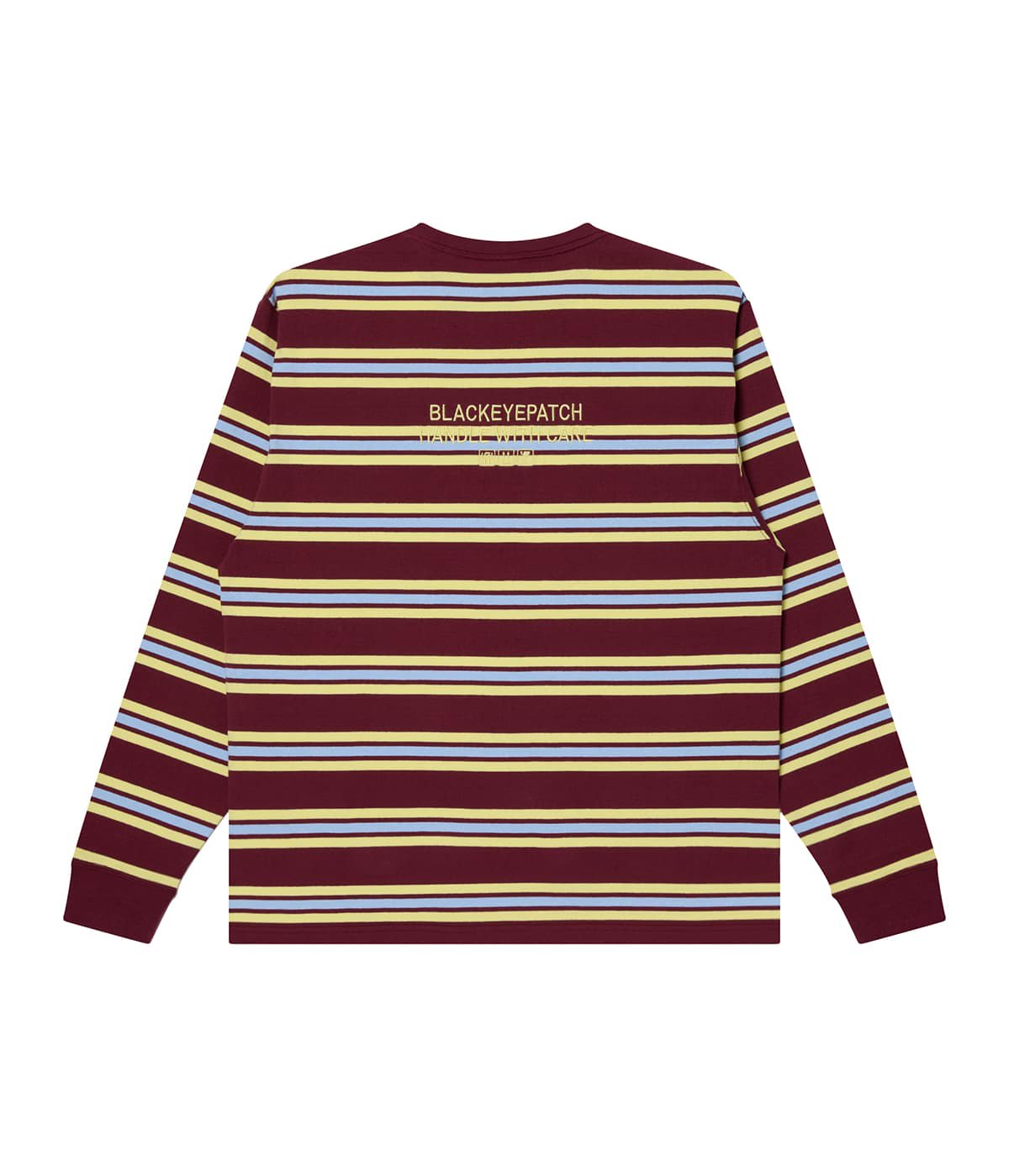 HWC LABEL STRIPED HEAVYWEIGHT L/S TEE | BlackEyePatch(ブラックアイ
