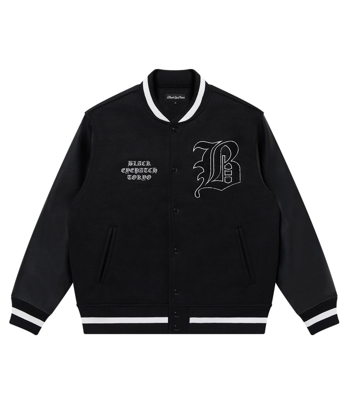 OE BIG B MELTON VARSITY JACKET | BlackEyePatch(ブラックアイパッチ