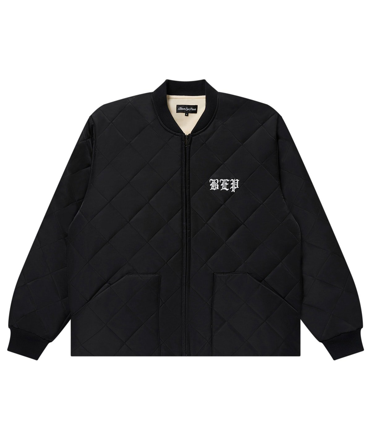 3 LETTER OE QUILTED JACKET | BlackEyePatch(ブラックアイパッチ