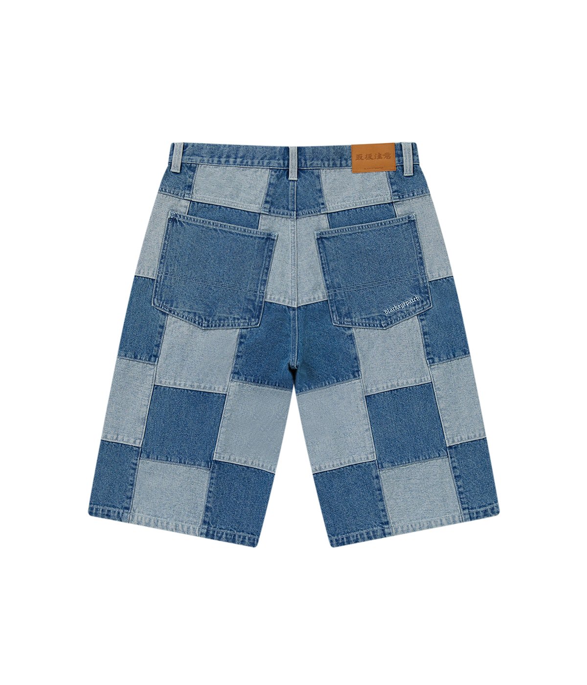DENIM PATCHWORK BAGGY SHORTS | BlackEyePatch(ブラックアイパッチ DENIM PATCHWORK BAGGY SHORTS | BlackEyePatch(ブラックアイパッチ