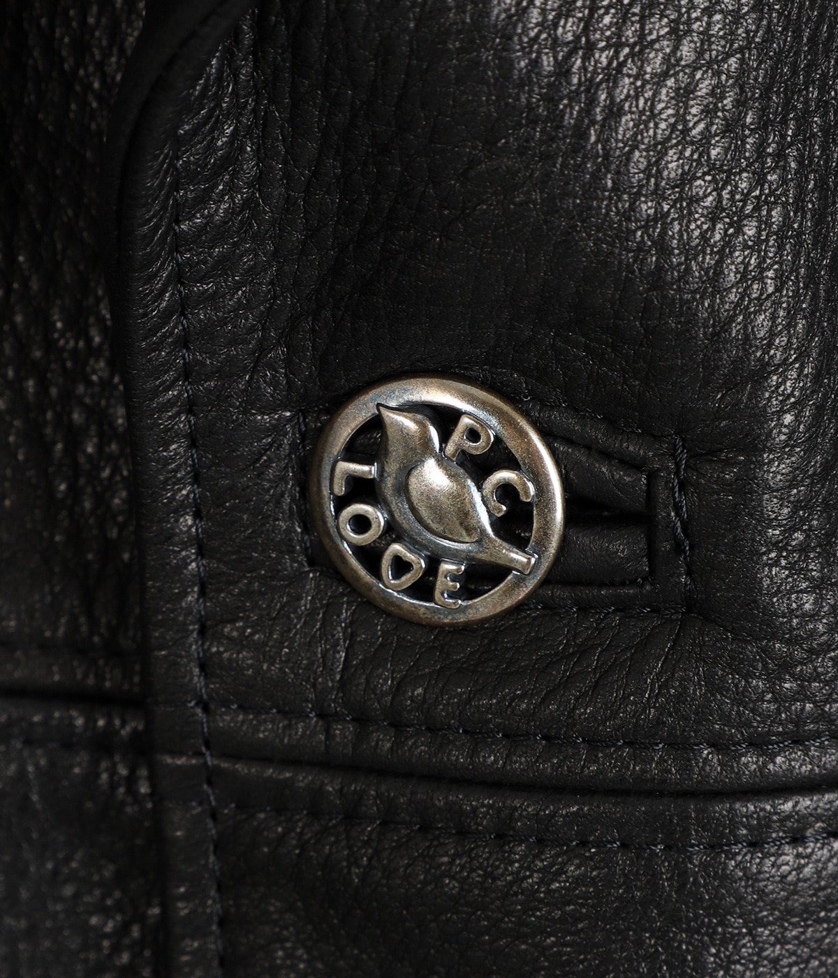 LEATHER CAR COAT W / SILVER BUTTONS | PORTER CLASSIC(ポーター