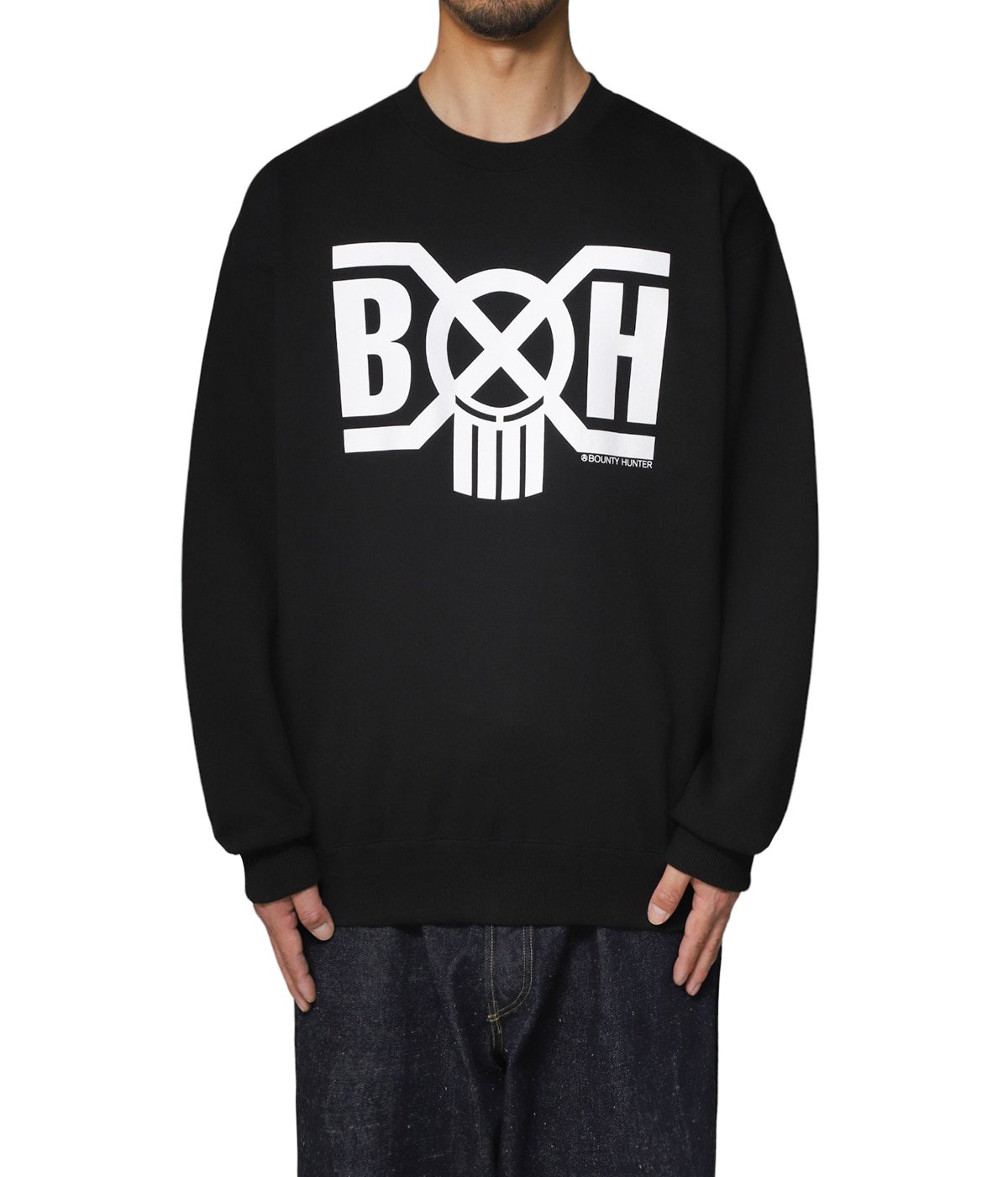 B×H LOGO Crew Neck Sw | BOUNTY HUNTER(バウンティーハンター