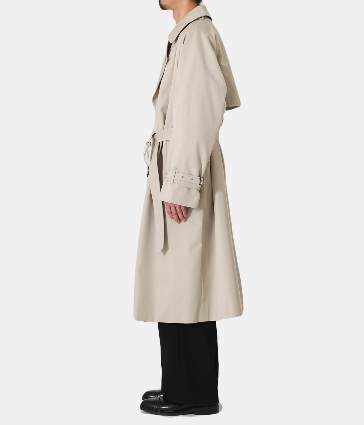 Gabardine Double Belt Trench Coat | blurhms(ブラームス) / アウター ...