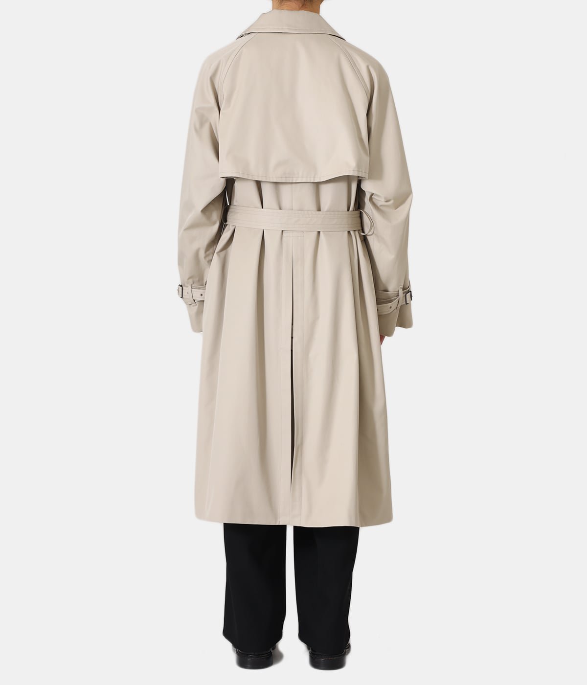 Gabardine Double Belt Trench Coat | blurhms(ブラームス) / アウター ...