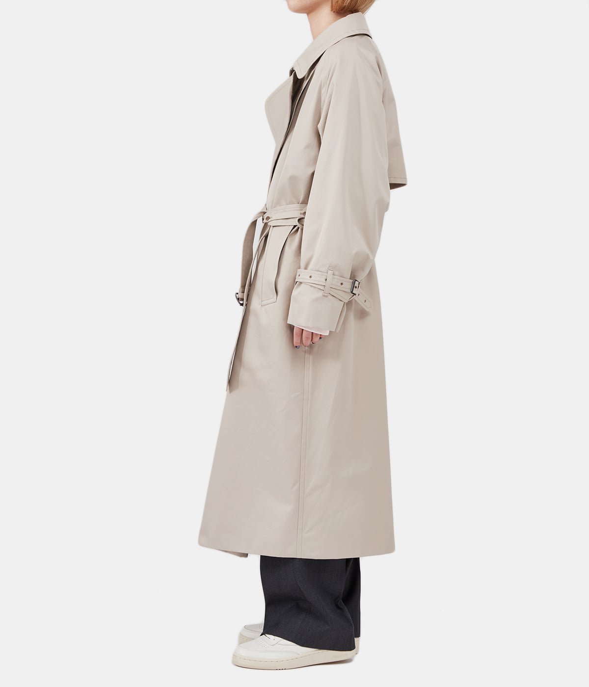 Gabardine Double Belt Trench Coat | blurhms(ブラームス) / アウター