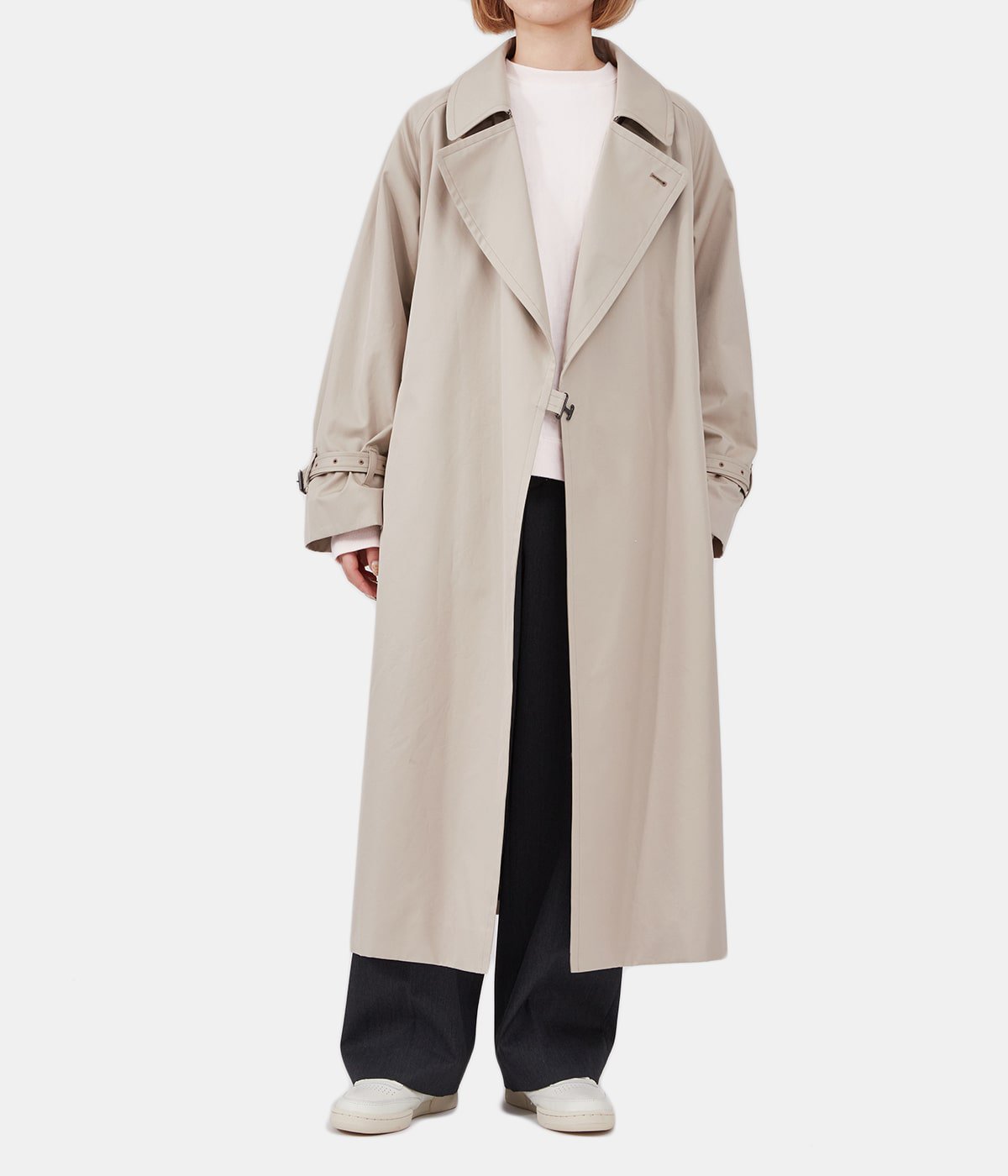 Gabardine Double Belt Trench Coat | blurhms(ブラームス) / アウター ...