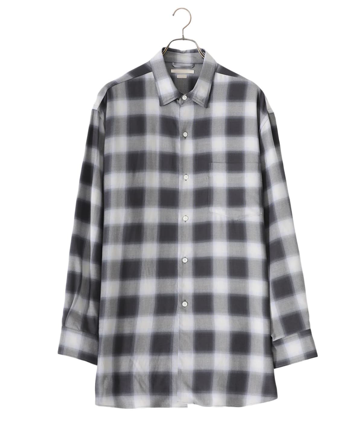 Rayon Check Shirt | blurhms(ブラームス) / トップス 長袖シャツ 