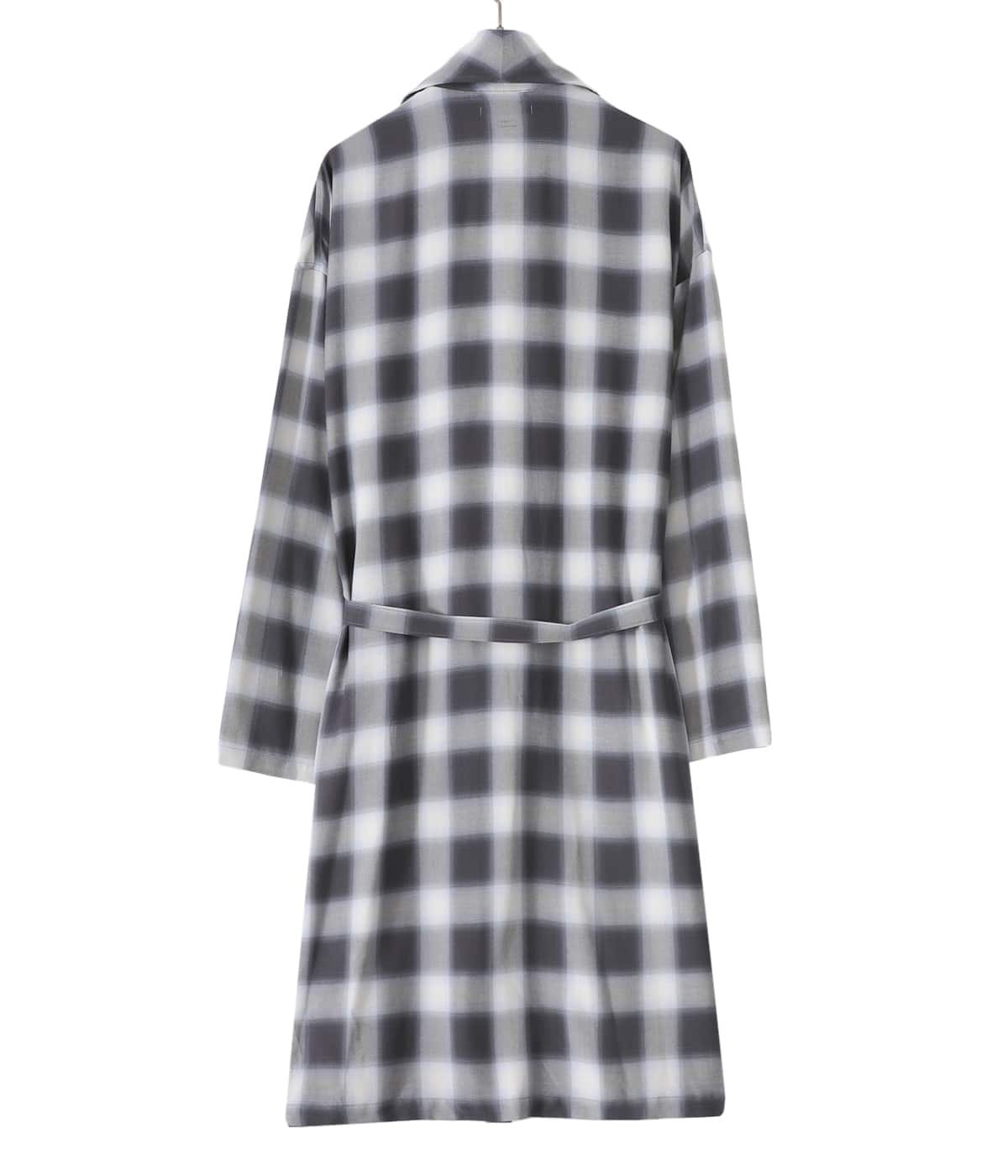 blurhms Rayon Check Gown ブラームス-