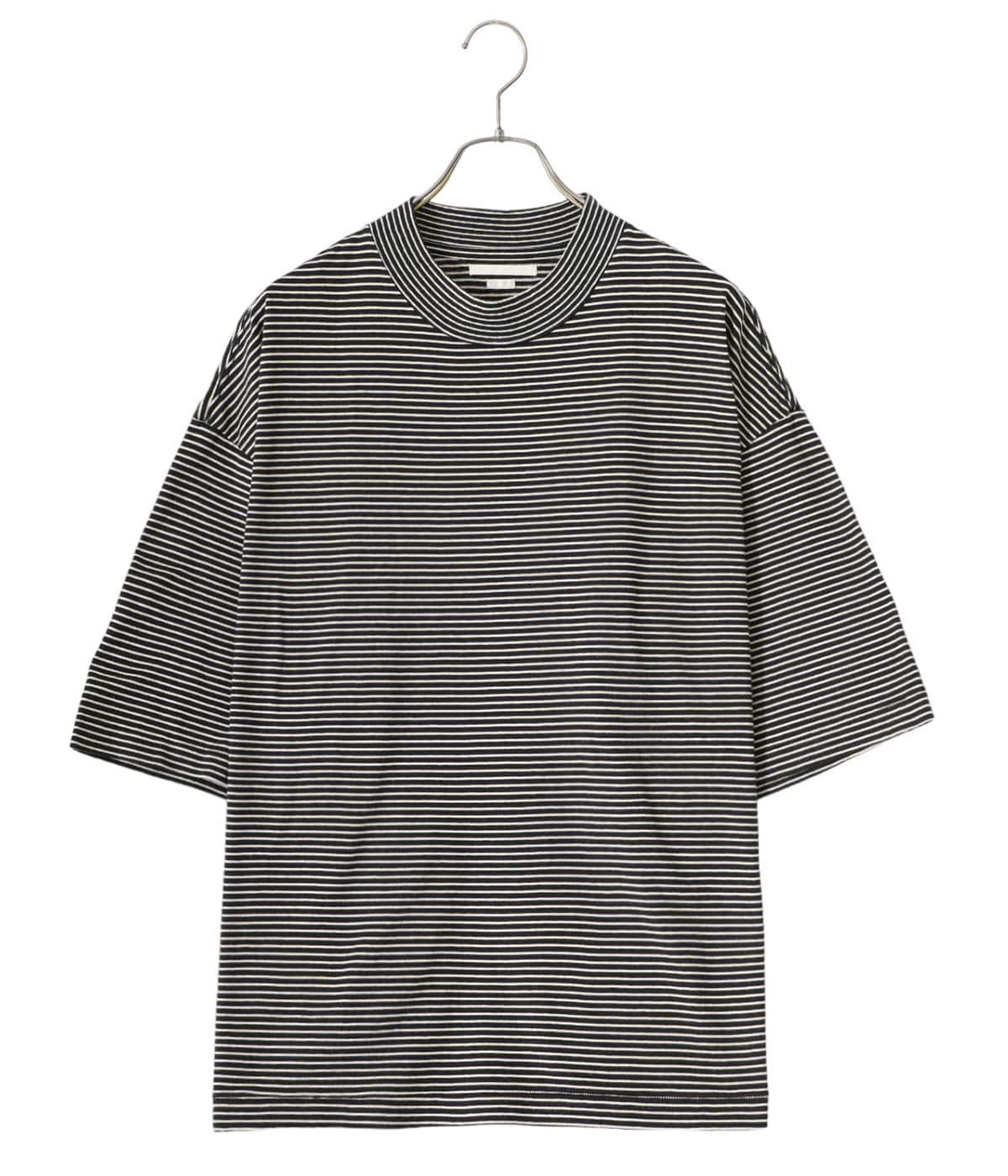 blurhms COTTON NAPPING BORDER L S TEE - Tシャツ