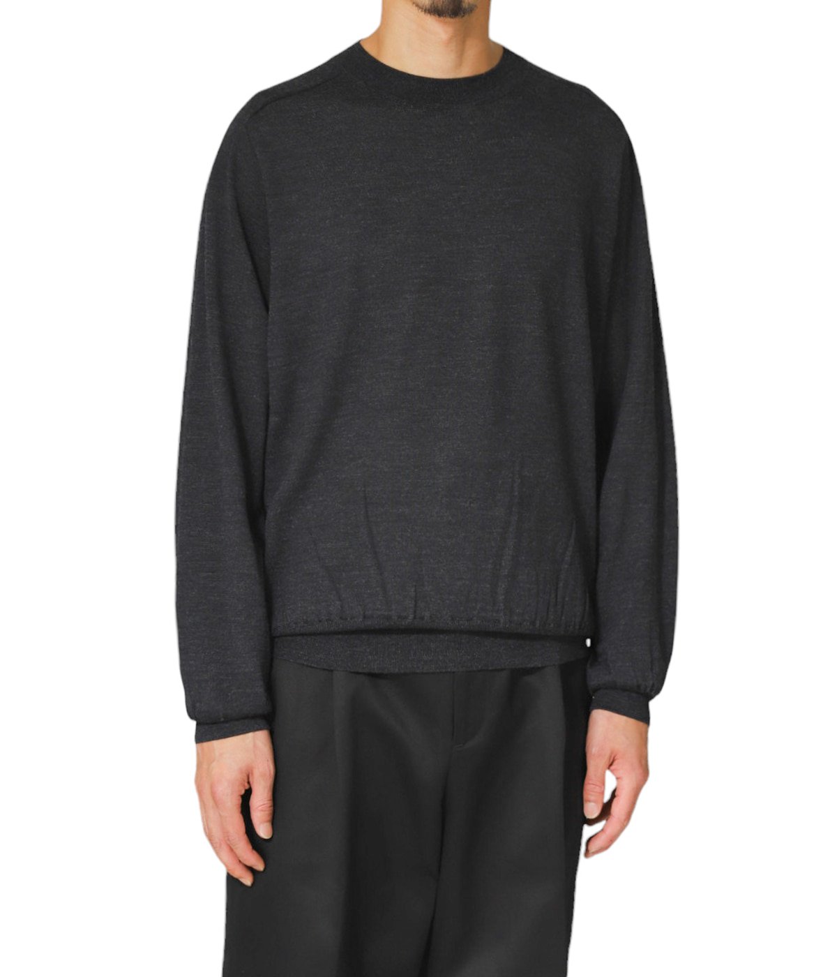 Wool Cashmere Silk Knit Crew Neck | blurhms(ブラームス) / トップス ニット・セーター (メンズ)の通販  - ARKnets 公式通販