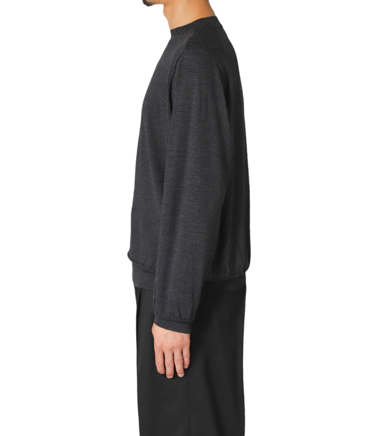 Wool Cashmere Silk Knit Crew Neck | blurhms(ブラームス) / トップス