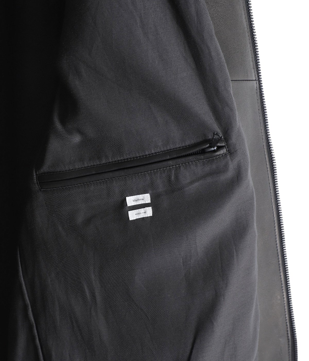 Lamb Leather Zip Short Jacket | blurhms(ブラームス) / アウター