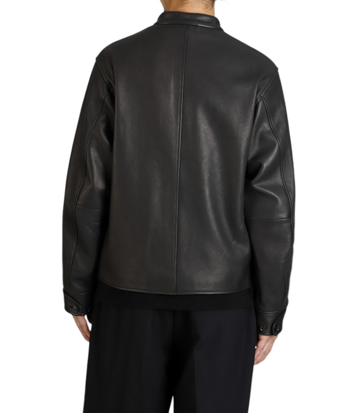 Lamb Leather Zip Short Jacket | blurhms(ブラームス) / アウター