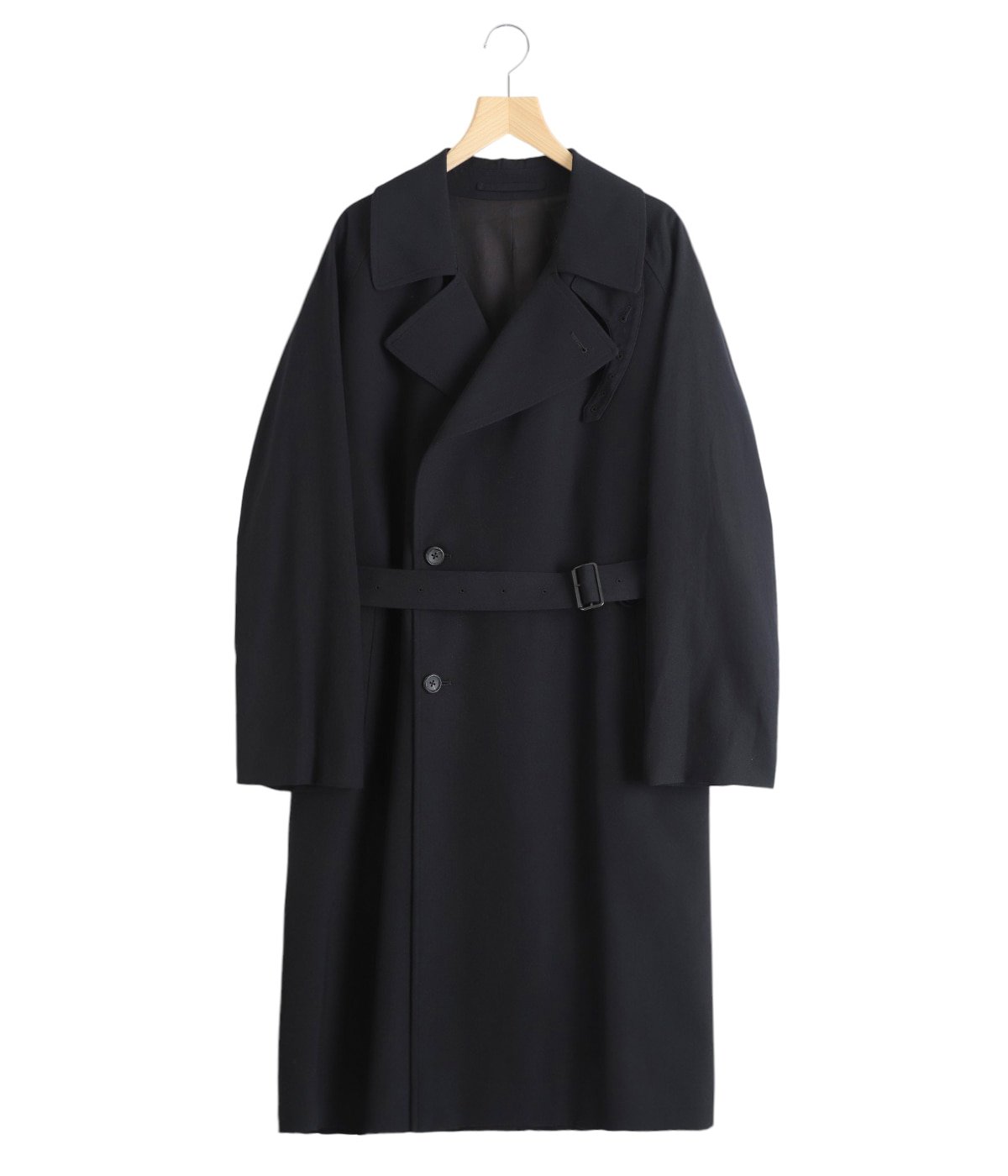 OMMO トレンチコート ブラック BALLOON TRENCH BLOUSON Wool Gabardine Trench Coat | blurhms(ブラームス) / アウター